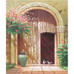 Eliezer Dimaculangan, Wishing Well, oil on canvas