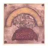 Ghee, Kicking Horse Pass, collagraph, 5/5