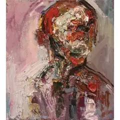Miguel Paulo Borja, Bruiser, oil on canvas