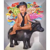 Demetrio Dela Cruz, Juan Mapangarap, oil on canvas