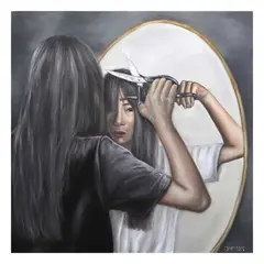 Temporary by Joyce Ignacio, oil on canvas, offered Jul 2021