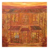 Ferdinand Montemayor, Home Sweet Home, oil on canvas