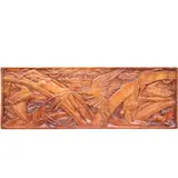 Botong Francisco, A Narra Wood Relief Designed by Carlos “Botong” Francisco “Si Malakas at si Maganda”