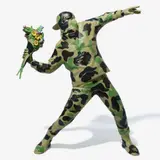 Flower Bomber (Camo Version) by Medicom x Brandalism x Bape, polystone, with box, offered Jul 2021