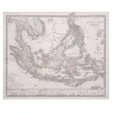 Untitled by Justus Perthes, 1870 Die Ostindischen Inseln, Steel engraving with original outline handcolouring, offered Jul 2021
