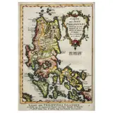 Jacques Nicolas Bellin, Carte des Isles Philippines (1e feuille) (Map of the Philippine Islands Based on the Spanish Map by Father Murillo Velarde, 1st Sheet, by Engineer Bellin of the French Navy), hand-colored copperplate engraving