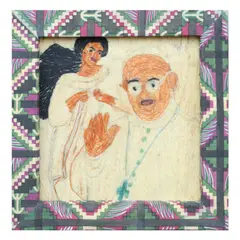 Van Gogh Deconstructed by Geraldine Javier, thread and textile, offered Apr 2021