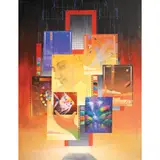 Jose Madrilejos, Untitled, mixed media on canvas