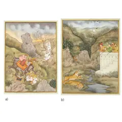 D. Sanyal, Untitled (Polyptych), b) watercolor and ink on paper