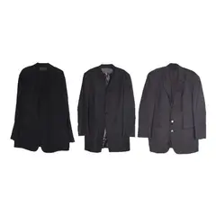 Multi-Brand, 3 Assorted Men’s Dark Jackets pre-loved