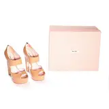 Miu Miu, Booties Patent Nude