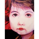 A. Zacarias, Child, oil on canvas