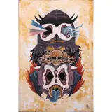 Tano Panaligan, Up, Middle, Ground, acrylic on canvas