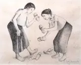Slippers by Anita Magsaysay-Ho, print, 139/200, offered Oct 2020