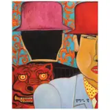 Charlie Co, Shanghai Pop, oil on canvas