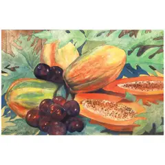 Jorge Pineda, Still Life, watercolor
