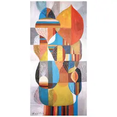 Jomike Tejido, Abstract, oil on canvas