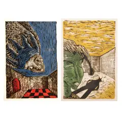 Ang Pagpipiit ng Payaso  Imahinasyon sa Buhay ng Diyoker by Mikel Parial, rubbercut, A/P, offered Oct 2020