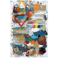 Fitz Herrera, Serendipity I, mixed media on canvas