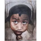 Bernard Del Mundo, Reluctant Holy Sheep, oil on canvas