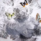 Salvador Bañares, Butterflies, oil on canvas