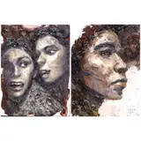 Otto Neri, a) Couple b) Balik Tanaw, oil on canvas