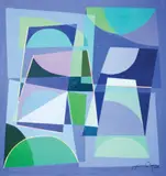 Jaime Roque, Abstract, acrylic on canvas