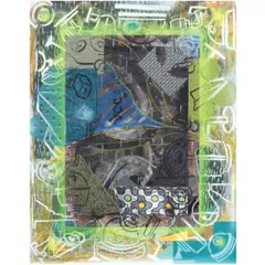 Potpourri by Marcial Pontillas, mixed media on board, offered Oct 2020
