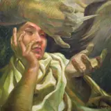 Panghihinayang by Reynald “Bon” Mujeres, oil on canvas, offered Oct 2020