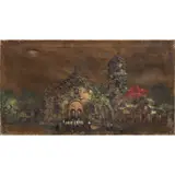 Simbahan by Cesar Buenaventura, oil on canvas, offered Oct 2020