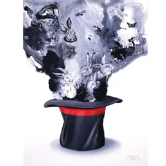 James Imperial, Magic, acrylic on canvas