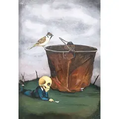 Untitled by Ren Quinio, oil on canvas, offered Oct 2020