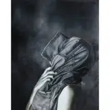 Rey Aurelio, Exhausted, oil on canvas