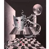 Danny Sillada, Cecilia’s Red Tears, oil on canvas