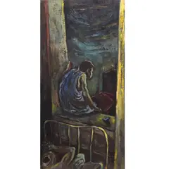 Sumpungin by Melvin Culaba, oil on canvas, offered Oct 2020