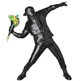 Flower Bomber (Black) by Banksy x Brandalism x Medicom, polystone (with box), offered Oct 2020