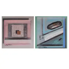 Landscape by Jaime Roque, mixed media, offered Jul 2020