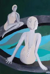 Given Grace by Melissa Lara, acrylic on canvas, offered Jul 2020