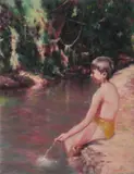 Charles I. Rivera, Wawa Boot # 2, pastel on paper