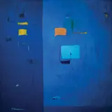 Jojo Lofranco, Abstract I and II, oil on canvas