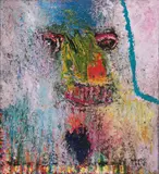 Ronante Maratas, My Blacky, Be, oil on canvas