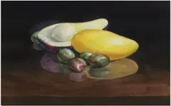 Cris Cruz, Still Life, watercolor on paper