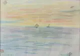 Unidentified artist, Seascape