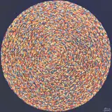 Eduardo Javier, Other Side of Circle, acrylic on canvas