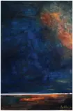 Ava Mikael, Untitled (Landscape), acrylic on arches paper