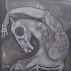 Untitled by Igan D’ Bayan, oil on canvas, offered May 2020