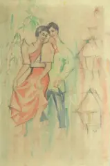 Lyd Arguilla, Pandango, watercolor and graphite on paper