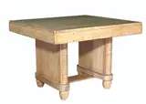 Dining Table for Four, One-Piece Top ca. 1930 -1940, Untitled, bleached narra