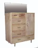 Untitled by Dresser with Mirror ca. 1960’s, bleached narra, offered Mar 2020