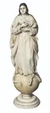 An Ivory Virgin, Hispano-Philippine, ivory